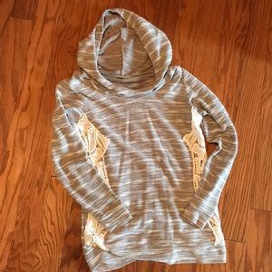 Vanity hooded pullover sweater